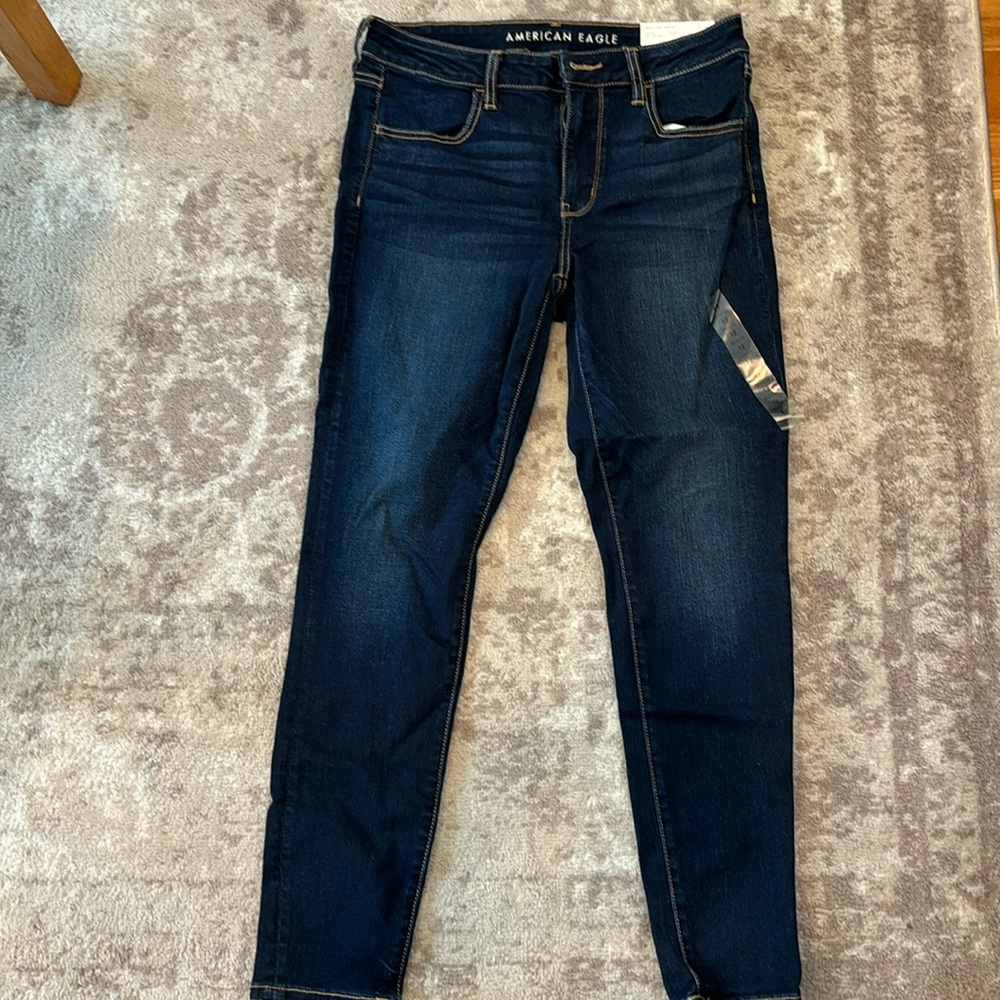 Dark blue skinny jeans